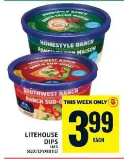 Food Basics Litehouse Dips offer