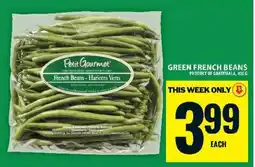 Food Basics GREEN FRENCH BEANS offer