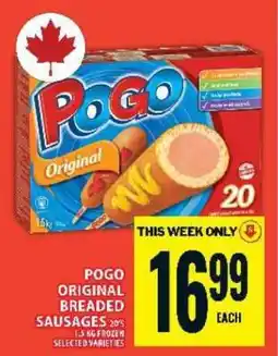 Food Basics POGO ORIGINAL BREADED SAUSAGES offer