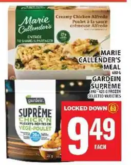 Food Basics Marie Callender's Meal / Gardein Supreme offer