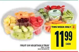 Food Basics Fruit or Vegetable Tray offer