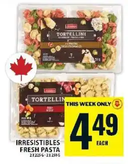 Food Basics IRRESISTIBLES FRESH PASTA offer