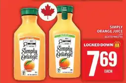 Food Basics Simply Orange Juice offer
