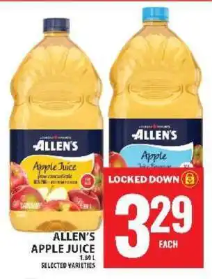 Food Basics ALLEN’S APPLE JUICE offer