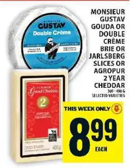Food Basics Monsieur Gustav Cheese offer