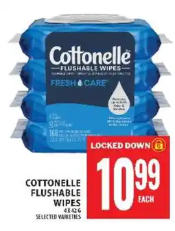 Food Basics COTTONELLE FLUSHABLE WIPES offer
