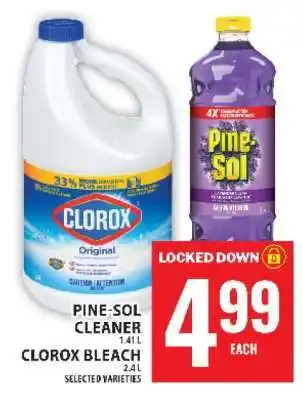 Food Basics Pine-Sol Cleaner & Clorox Bleach offer