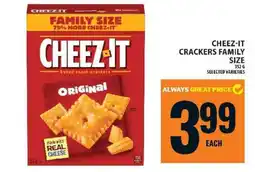 Food Basics CHEEZ-IT CRACKERS FAMILY SIZE offer