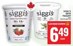 Food Basics siggi's Skyr Yogurt offer