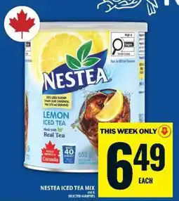 Food Basics Nestea Iced Tea Mix offer