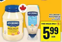 Food Basics Hellmann's Mayonnaise offer