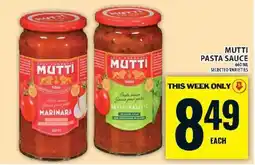 Food Basics Mutti Pasta Sauce offer