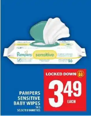 Food Basics Pampers Sensitive Baby Wipes offer
