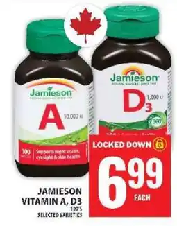 Food Basics Jamieson Vitamin A, D3 offer