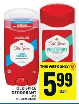 Food Basics Old Spice Deodorant offer
