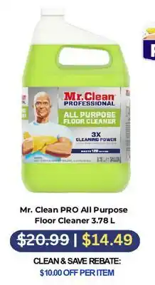 MVR Cash & Carry Mr. Clean PRO All Purpose Floor Cleaner offer