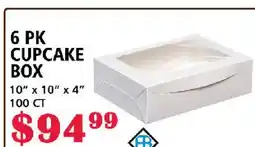 MVR Cash & Carry 6 PK CUPCAKE BOX offer
