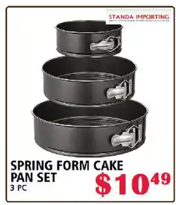 MVR Cash & Carry SPRING FORM CAKE PAN SET offer