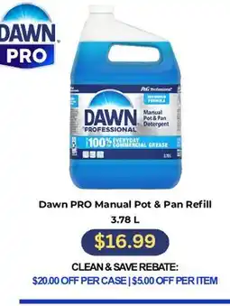 MVR Cash & Carry Dawn PRO Manual Pot & Pan Refill offer