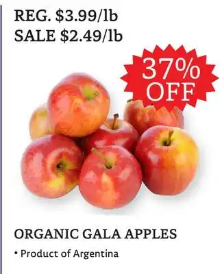 The Big Carrot ORGANIC GALA APPLES offer