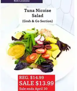 The Big Carrot Tuna Nicoise Salad offer
