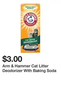 Dollarama Arm & Hammer Cat Litter Deodorizer With Baking Soda offer
