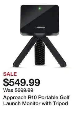 TSC Stores Approach R10 Portable Golf Launch Monitor with Tripod offer