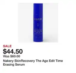 TSC Stores Nakery SkinRecovery The Age Edit Time Erasing Serum offer
