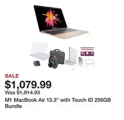 TSC Stores M1 MacBook Air 13.3 with Touch ID 256GB Bundle offer