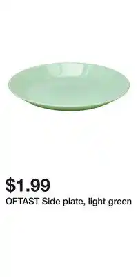 IKEA OFTAST Side plate, light green offer