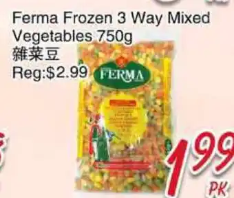 Foody Mart Ferma Frozen 3 Way Mixed Vegetables offer