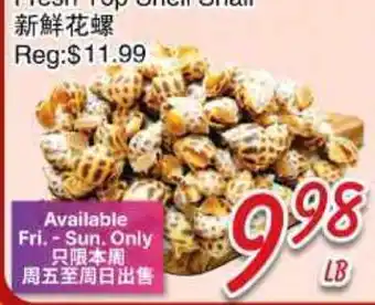 Foody Mart Fresh Top Shell Snail offer