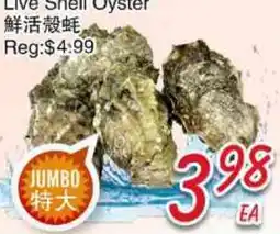 Foody Mart Live Shell Oyster offer