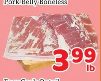 Fresh Value Pork Belly Boneless offer