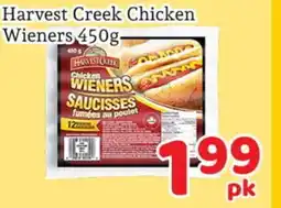 Fresh Value Harvest Creek Chicken Wieners offer