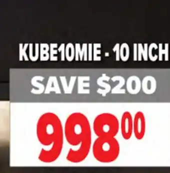 2001 Audio Video KUBE10MIE - 10 KUBE POWER SUB 300W RMS offer