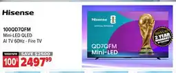 2001 Audio Video 100QD7QFM Mini-LED QLED AI TV 60Hz - Fire TV offer