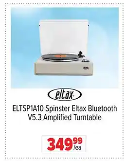 2001 Audio Video ELTSP1A10 Spinster Eltax Bluetooth V5.3 Amplified Turntable offer