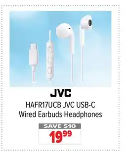 2001 Audio Video JVC USB-C Wired Earbuds Headphones offer