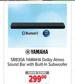 2001 Audio Video SRB30A - YAMAHA Dolby Atmos Sound Bar with Built-In Subwoofer offer