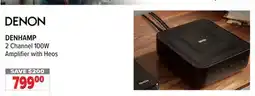 2001 Audio Video DENHAMP 2 Channel 100W Amplifier with Heos offer