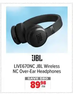 2001 Audio Video LIVE670NC JBL Wireless NC Over-Ear Headphones offer