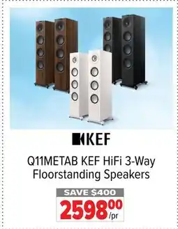2001 Audio Video Q11METAB KEF HiFi 3-Way Floorstanding Speakers offer