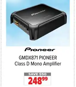 2001 Audio Video GMDX871 PIONEER Class D Mono Amplifier offer