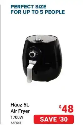 Visions Electronics Hauz 5L Air Fryer offer