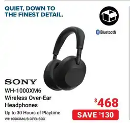Visions Electronics SONY Wireless Over-Ear Headphones offer
