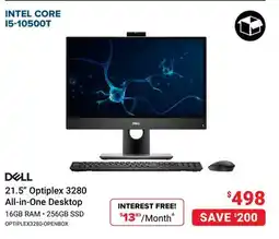 Visions Electronics DELL 21.5 Optiplex 3280 All-in-One Desktop 16GB RAM • 256GB SSD offer