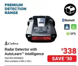 Visions Electronics Cobra Radar Detector with AutoLearn Intelligence offer