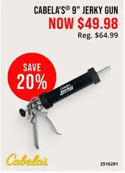 Cabela's CABELA'S 9 JERKY GUN offer