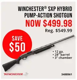Cabela's WINCHESTER SXP HYBRID PUMP-ACTION SHOTGUN offer